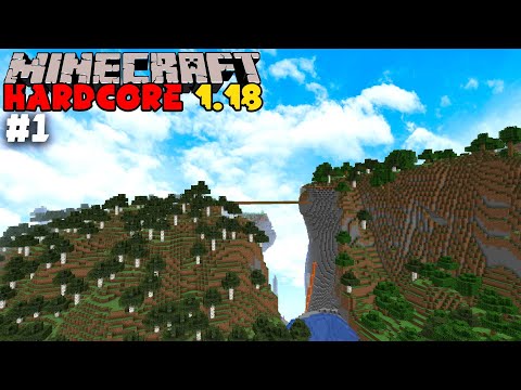 THE PERFECT START in MINECRAFT HARDCORE 1.18!  Ep.1