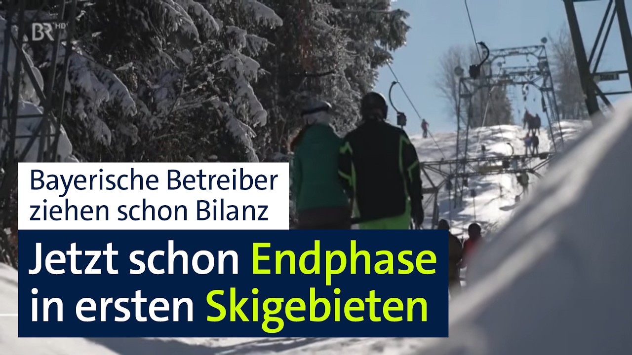 Wo der Skisaison schon das Ende droht | BR24