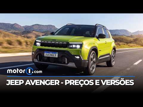 Novo Jeep Avenger 2027 chega ao Brasil! Veja preços, versões e equipamentos do novo SUV!