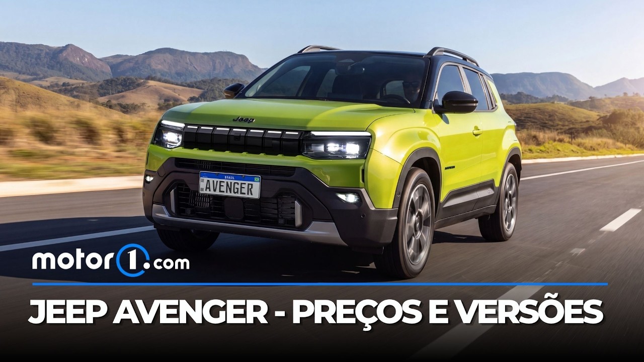 Novo Jeep Avenger 2027 chega ao Brasil! Veja preços, versões e equipamentos do novo SUV!