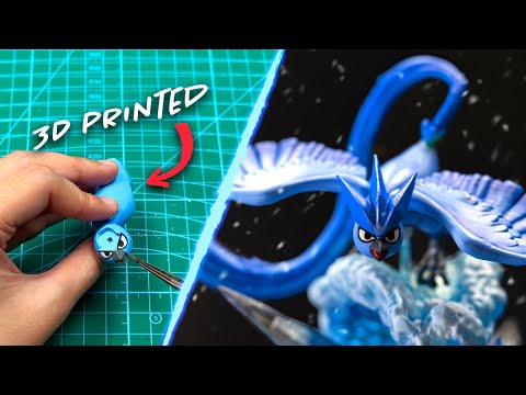 🐉 Pokémon Lendário - Articuno・Arquivo 3D para Impressão 3D・Cults