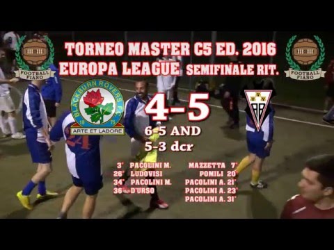 5° Campionato Master C5 2015-16 Semifinale Ritorno Europa League Albacete-Blackburn