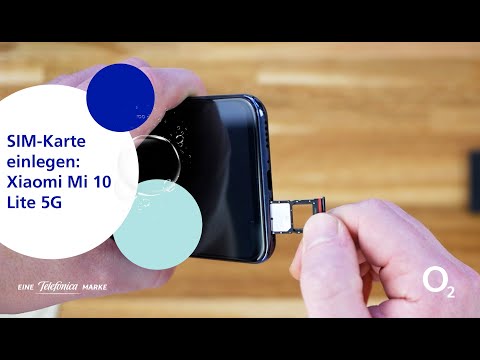 o2 SIM-Karte einlegen: Xiaomi Mi 10 Lite 5G