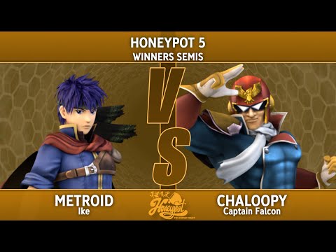Honeypot 5 Top 8 - Winners Semis - Metroid (Ike) Vs. Chaloopy (Captain Falcon)