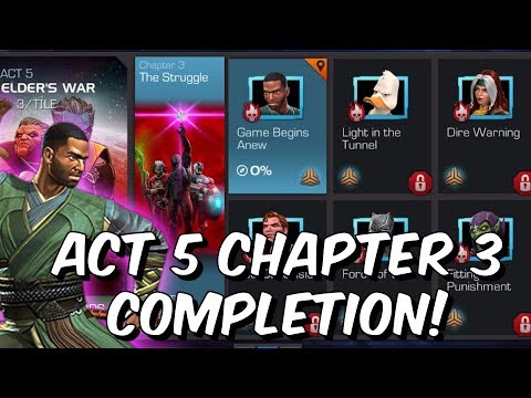 Free To Play Act 5 Chapter 3 - Full Completion Run?!? - Marvel Contest of Champions 2019