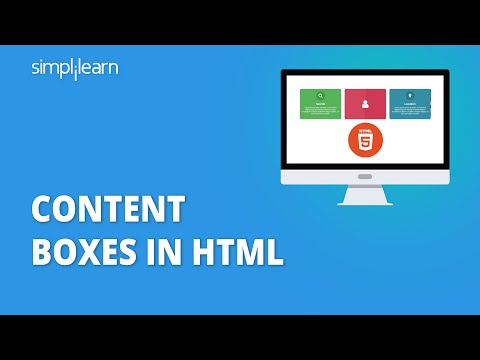 Content Boxes In HTML | Content Box In HTML | How To Create Content Box In HTML | Simplilearn