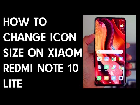 How to Change Icon Size on XIAOMI Redmi Note 10 Lite