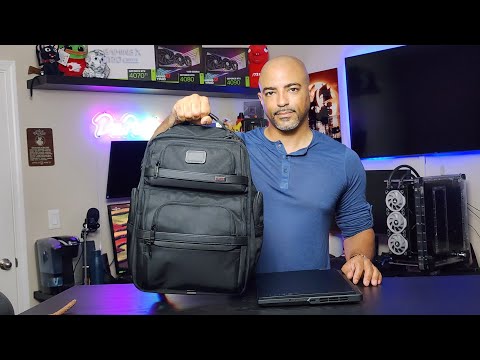 My New Tech/Travel Bag! TUMI Brief Pack Alpha 3