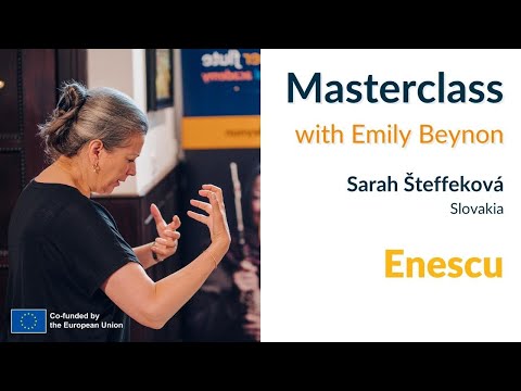 SFOA 2022 Masterclass with Emily Beynon - Sarah Šteffeková (Enescu)