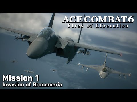 Ace Combat 6: Mission 1 - Invasion of Gracemeria (Ace Difficulty)