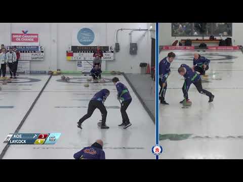 Kevin Koe angle-runback to score 5