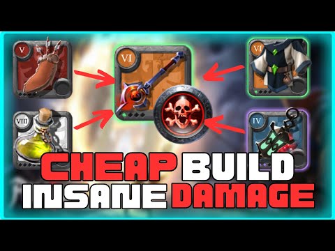 💀How To Play CHEAP CURSE Build Only DAMAGE +10M PROFIT💰| Commentary Albion Online Cursed Staff PvP