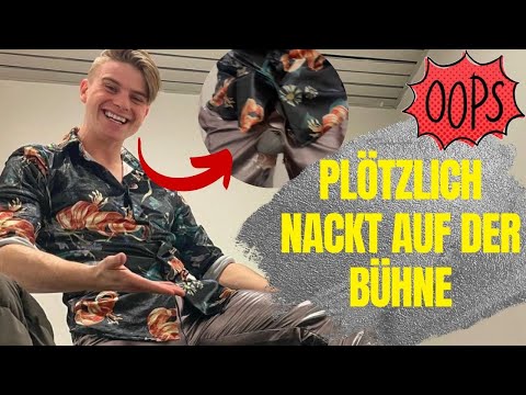 VINCENT GROSS: In Unterhose auf der Bühne!