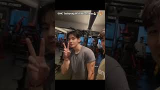 Download lagu OMG!! Taehyung with his Trainer💪🏻🏋🏻🔥#taehyung #btsarmy #youtubeshorts #trending #viralvideo #shorts mp3