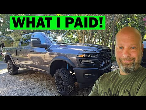 How Much I PAID For My New 2025 RAM 2500 Power Wagon Tradesman