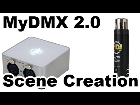 MyDMX Tutorial - Creating a Scene with the faders
