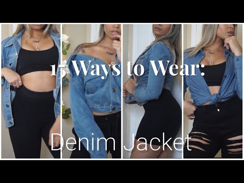 15 Ways to Wear a Denim Jacket! ~ MUAriana