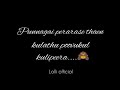 Vaaji Vaaji Romantic Love WhatsApp Status