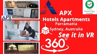 APX Hotels Apartments, Parramatta , See it in 3 D, 360°, Virtual Reality, U cont
