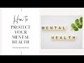 Protect Your Mental Health! | Pursued