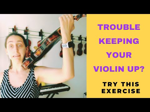 How to Keep the Violin Up & In Position Without Drooping