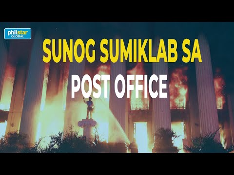 Manila Central Post Office nasunog