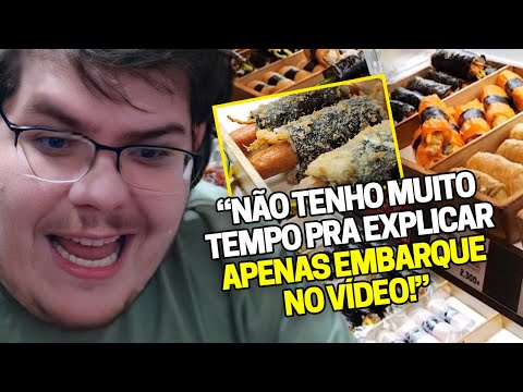 CASIMIRO REAGE: SUSHI À ROLÊ OU SUSHI INVISÍVEL? É DUVIDOSO MAS... | Cortes do Casimito