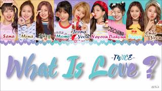 Download lagu TWICE (트와이스) - WHAT IS LOVE? [Color Coded Lyrics Han/Rom/Eng] mp3