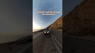 Atv riding in Santorini, Greece