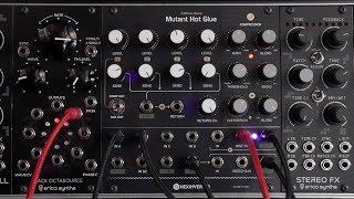 Video thumbnail for Erica Synths - Hexinverter Mutant Hot Glue sound demo by Erica Synths