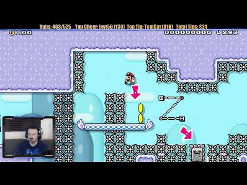 Super Mario Maker User-Created Levels Gameplay pt15 - More Spikes of Madness