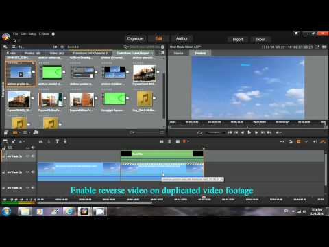 Pinnacle Studio 17 Ultimate/Pinnacle Studio 16  - How to reverse video - Play video in reverse way