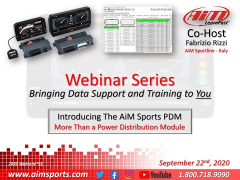 1-51 Introducing The AiM Sports PDM - Live Webinar with Fabrizio Rizzi - 9/22/2020
