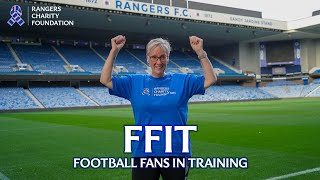 Rangers supporter Pamela has lost over three stone through the Foundation’s Free FFIT sessions