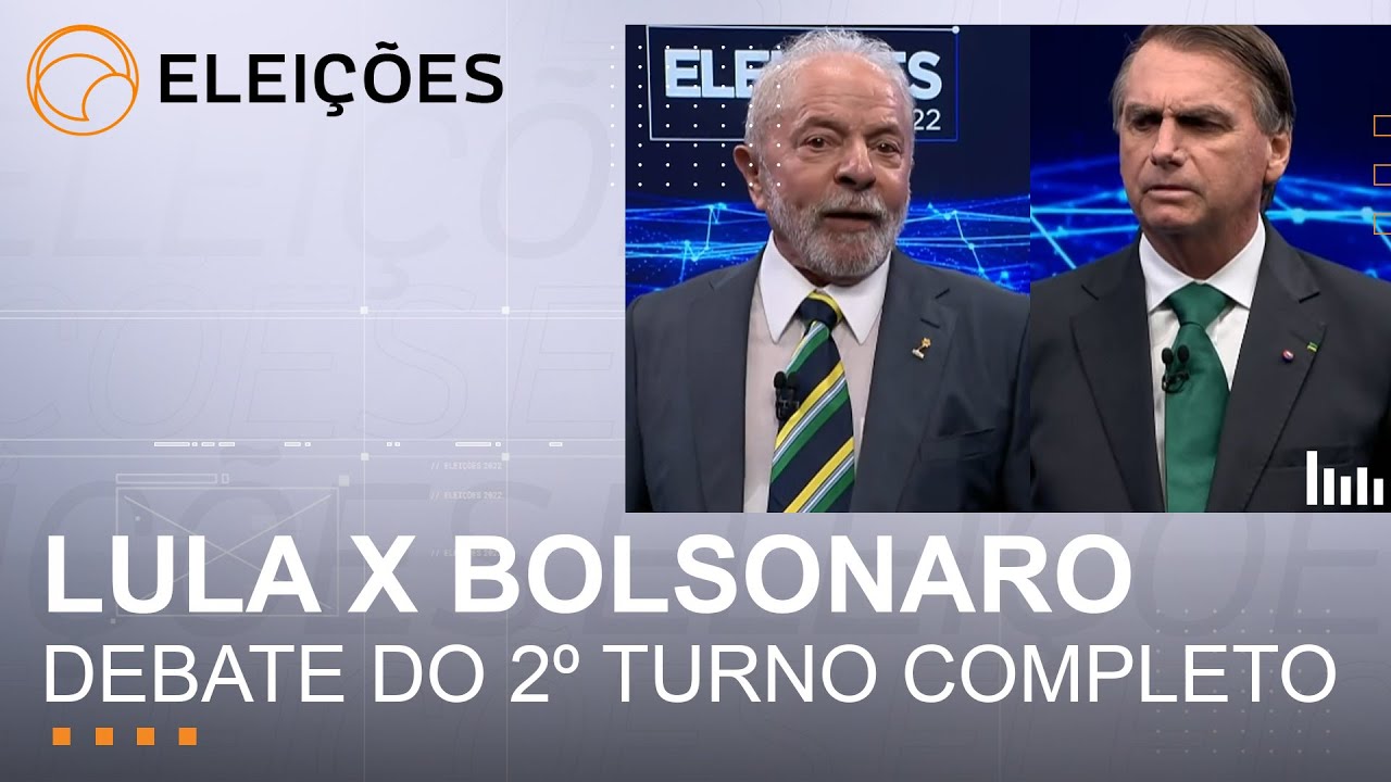 Election 2022 Brazil: Lula and Bolsonaro on TV presidential debate | Live (16/10/2022)