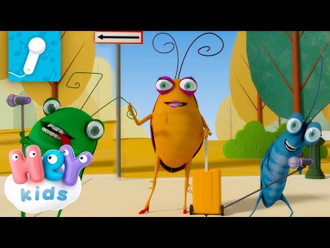 A Barata Diz Que Tem e Borboletinha! KARAOKÊ |  Musica Infantil - HeyKids em português