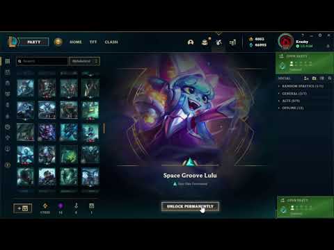 Rerolling skins for prestige mythic LULU
