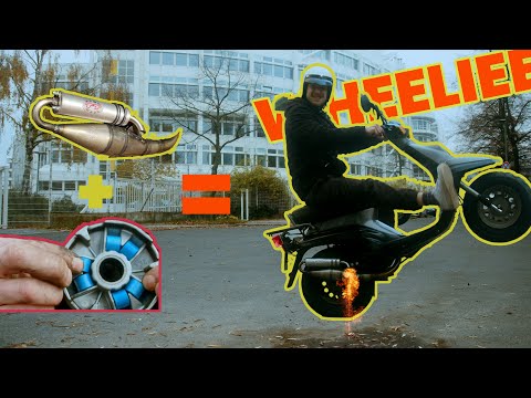 WHEEELIE  - VARIOROLLEN I ABSTIMMEN I YAMAHA MBK