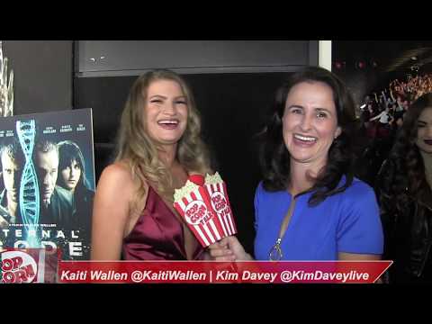 Actress Kaiti Wallen at the world premiere of Eternal Code