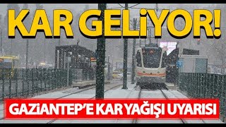 Gaziantep Hava Durumu 15 Günlük  (YOĞUN KAR YAĞIŞLARI GELİYOR)