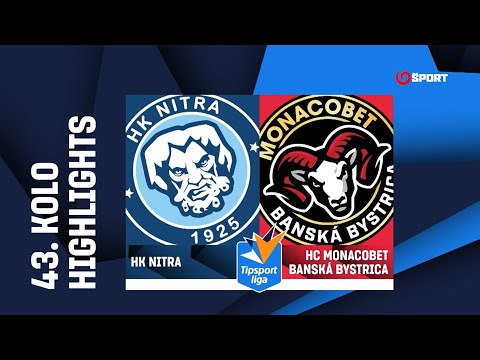 43. kolo: HK Nitra - HC MONACObet Banská Bystrica 3:1 (1:0, 2:0, 0:1)
