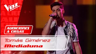 Tomás Giménez Aguera – “Medialuna” – Audiciones a Ciegas – La Voz Argentina 2021