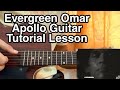 Omar Apollo - Evergreen // Easy Guitar Tutorial, Lesson, Chords