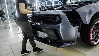 NEW WIDE BodyKit Dodge MADMAX for Dodge Challenger III 2008-2021