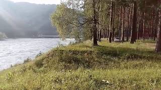 preview picture of video 'Горный Алтай. Усть-Сема. Берег Катуни'