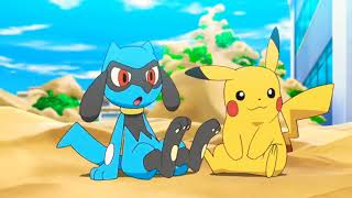 Ash's Riolu cute and funny scenes