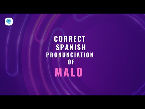 How to pronounce 'Describing people' (Malo ) in Spanish? | Spanish Pronunciation