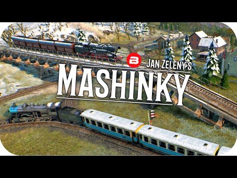 MASHINKY Gameplay - TRANSCONTINENTAL LINE Part 1 - Tycoon Trains Simulator/Railroad Tycoon #6