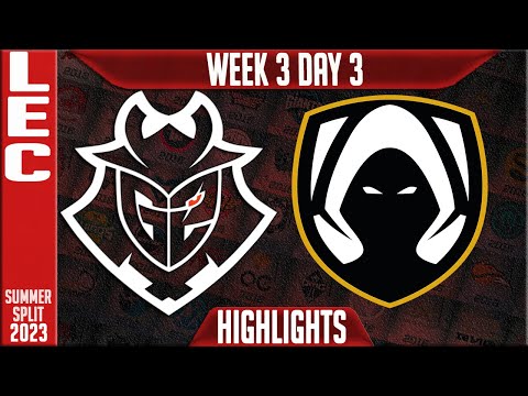 G2 vs TH Highlights | LEC Summer 2023 W3D3 | G2 Esports vs Team Heretics