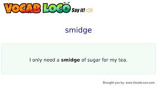 Video thumbnail for smidge